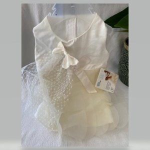 You & Me Light Ivory Wedding Dress & Veil Set Size Small